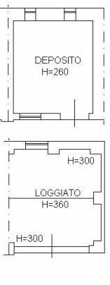 Independent house via San Bernardino, Saluzzo - floor plans 1