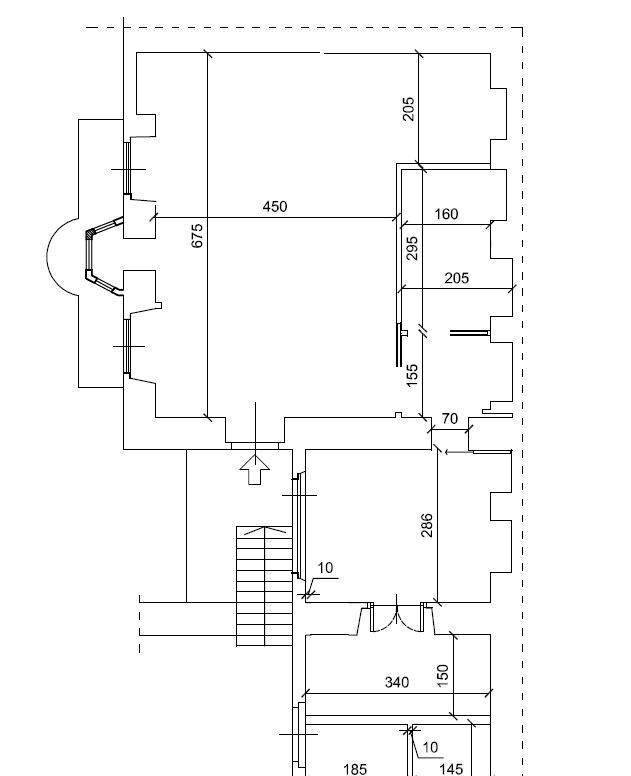 Three-room apartment via Vitaliano Donati, 15, Torino (neighborhood Centro) - floor plans 1