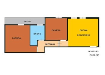 Planimetria - Three-room apartment via Giacomo Puccini, 7, Parma (neighborhood Cittadella) - photo 26