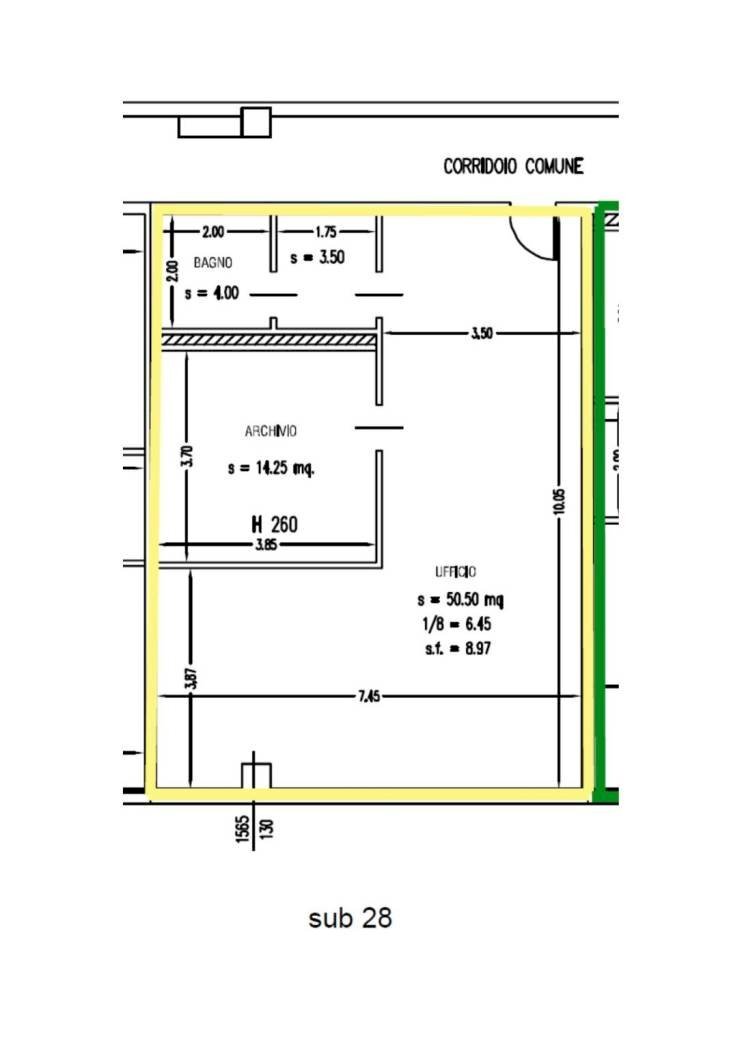 Office via dei Muratori, 4, Parma - floor plans 1