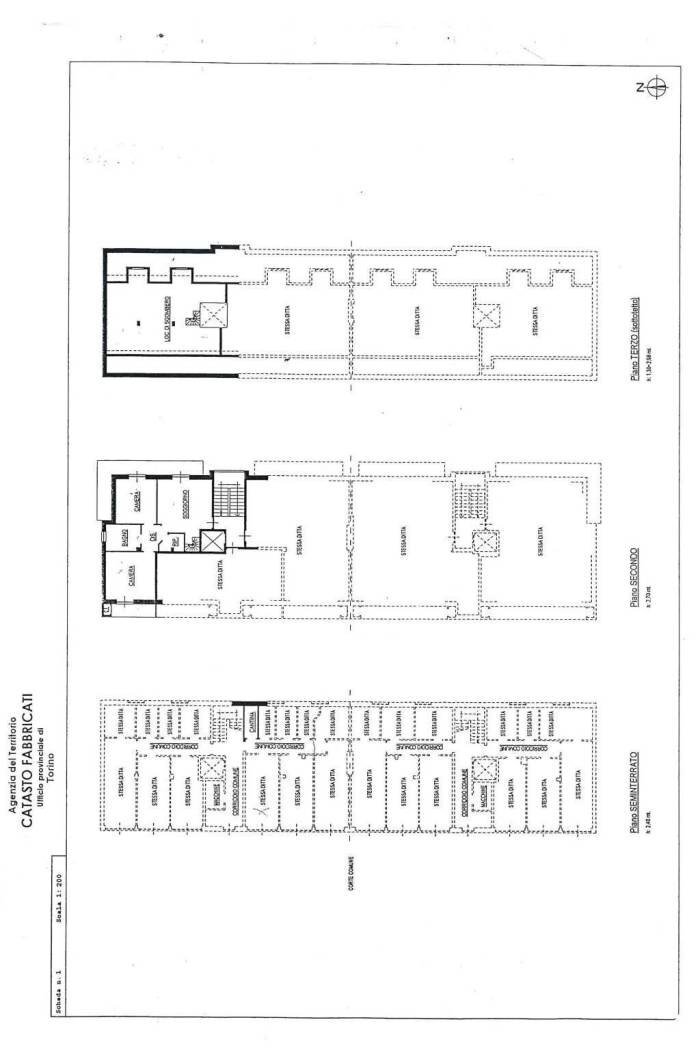 Quadrilocale via Anna Frank, 2, Carmagnola - planimetria 1