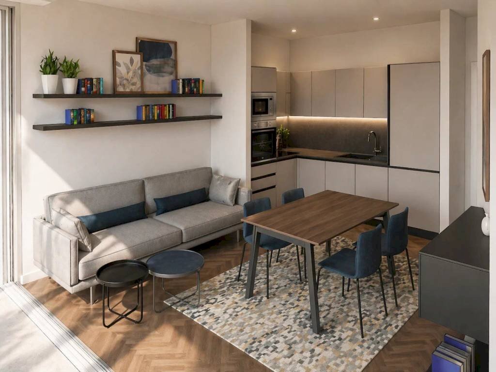 Cucina - Bilocale via Villa Giusti, 1, Torino (zona Pozzo Strada) - foto 1