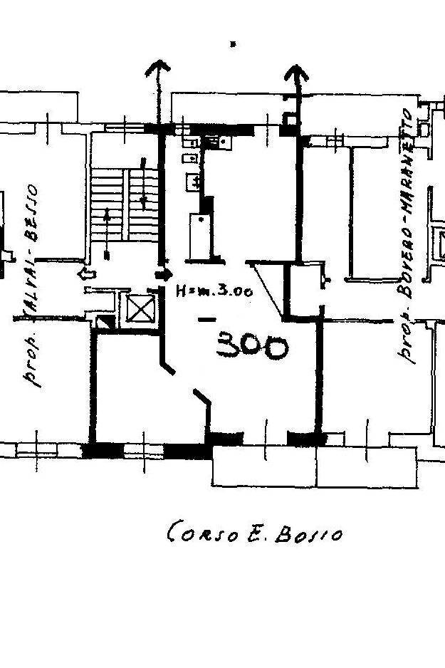 Three-room apartment corso Ernesto Bosio, 32, Pinerolo - floor plans 1