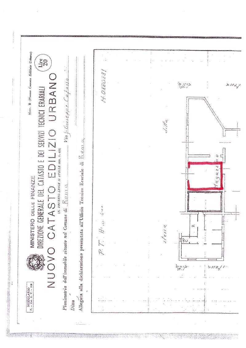 pln. pubblicita\' - Warehouse via san giuseppe cafasso, Roma - floor plans 1