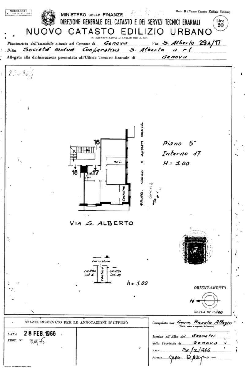 IMG_8181 - Appartamento via Sant Alberto, 29A, Genova (zona Sestri Ponente) - planimetria 1