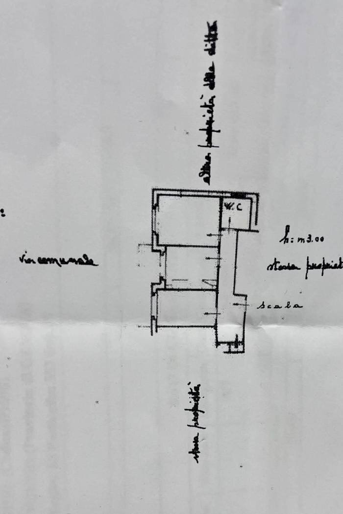 Two-room apartment via Giovanni Ambrogio Molfino, 8, Genova (neighborhood Sestri Ponente) - floor plans 1