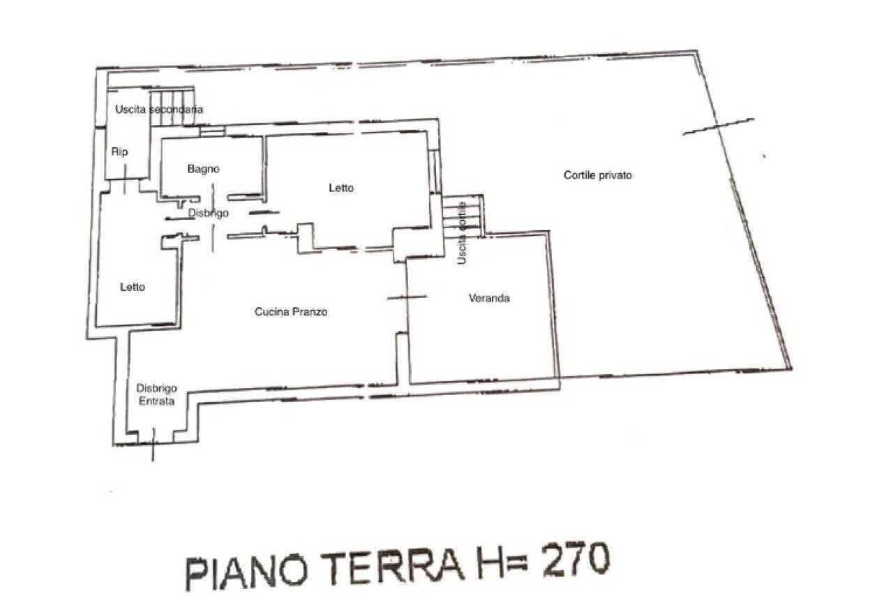 Trilocale viale Vittor Pisani, Chioggia - planimetria 1