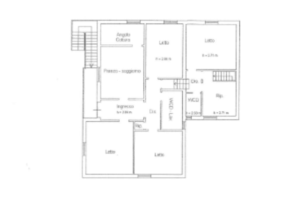Apartment Strada reatino, Novellara - floor plans 1