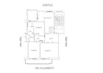 Four-room apartment Via Villadeati, Torino (neighborhood Lingotto) - photo 35