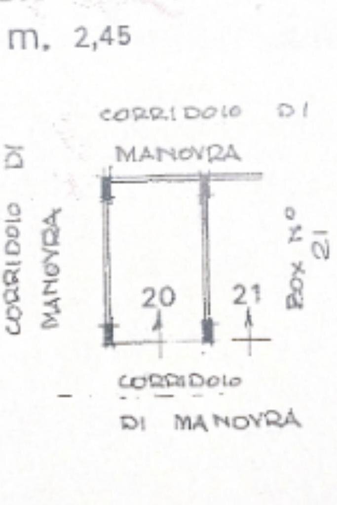 Box Via Cornigliano, Genova (neighborhood Coronata) - floor plans 1