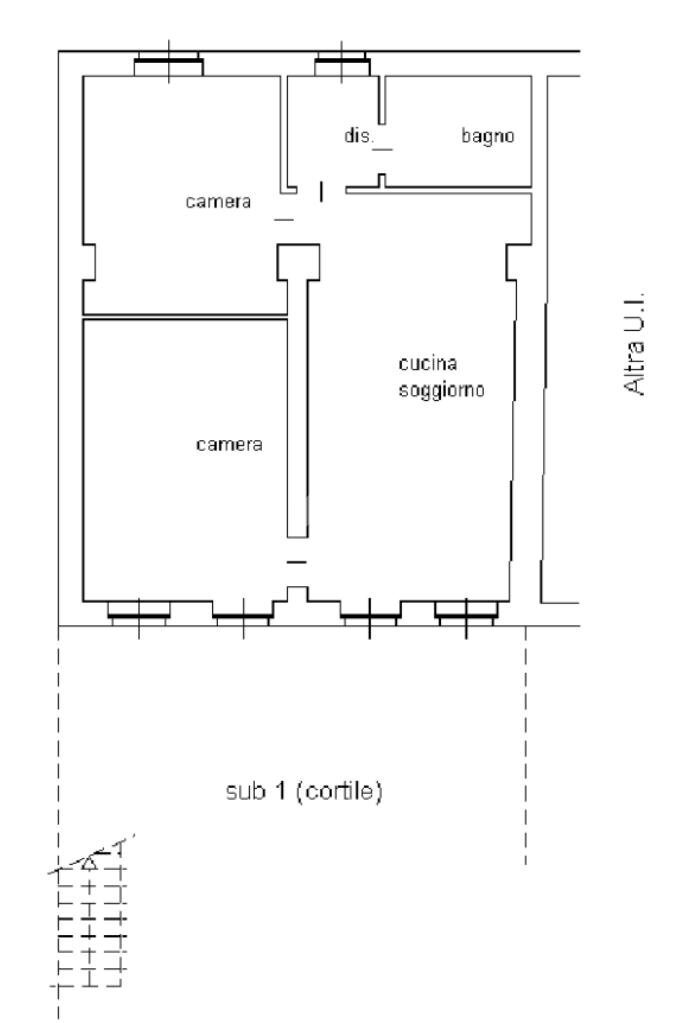 Trilocale Via Santa Margherita, Chivasso - planimetria 1