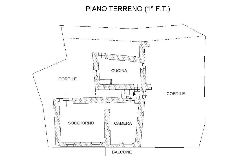 Independent house Borgata perot inferiore, Melle - floor plans 1