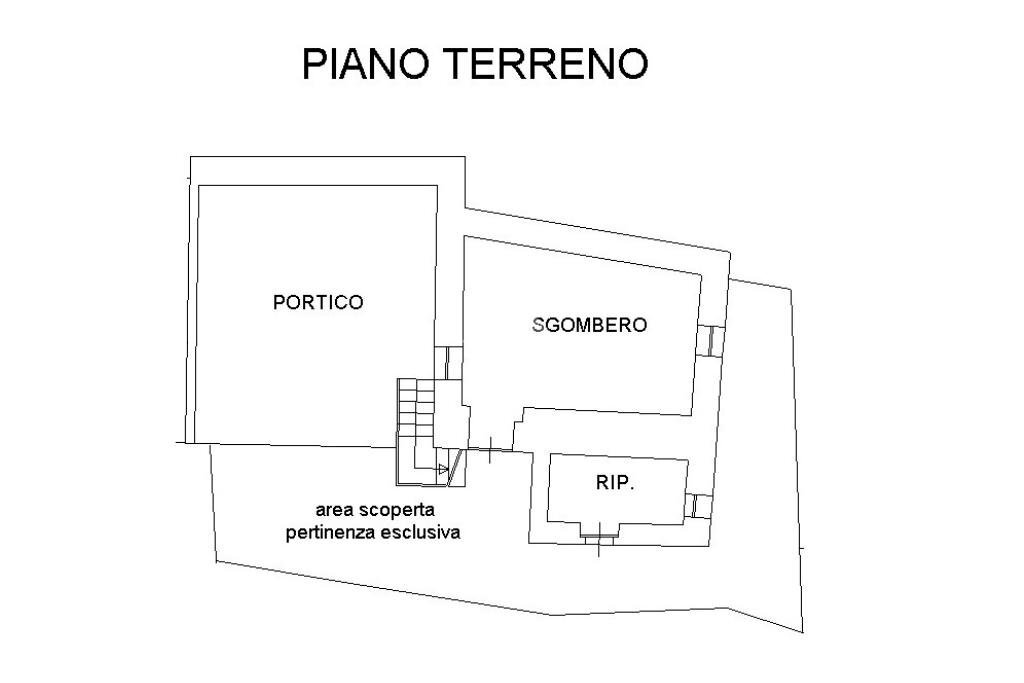 Rustic Borgata perot inferiore, Melle - floor plans 1