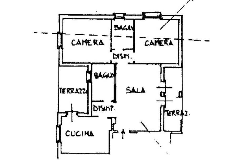 Quadrilocale Via casteldragone, Novi Ligure - planimetria 1