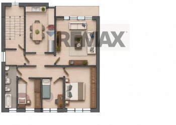 Pianta 3D - Apartment PIAZZA MAZZINI
 
18, Asiago - photo 19