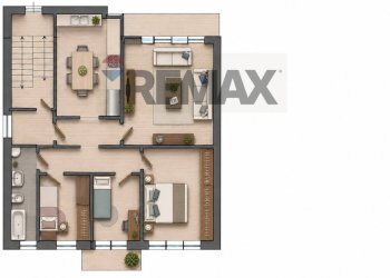 Pianta 3D - Apartment PIAZZA MAZZINI
 
18, Asiago - photo 26