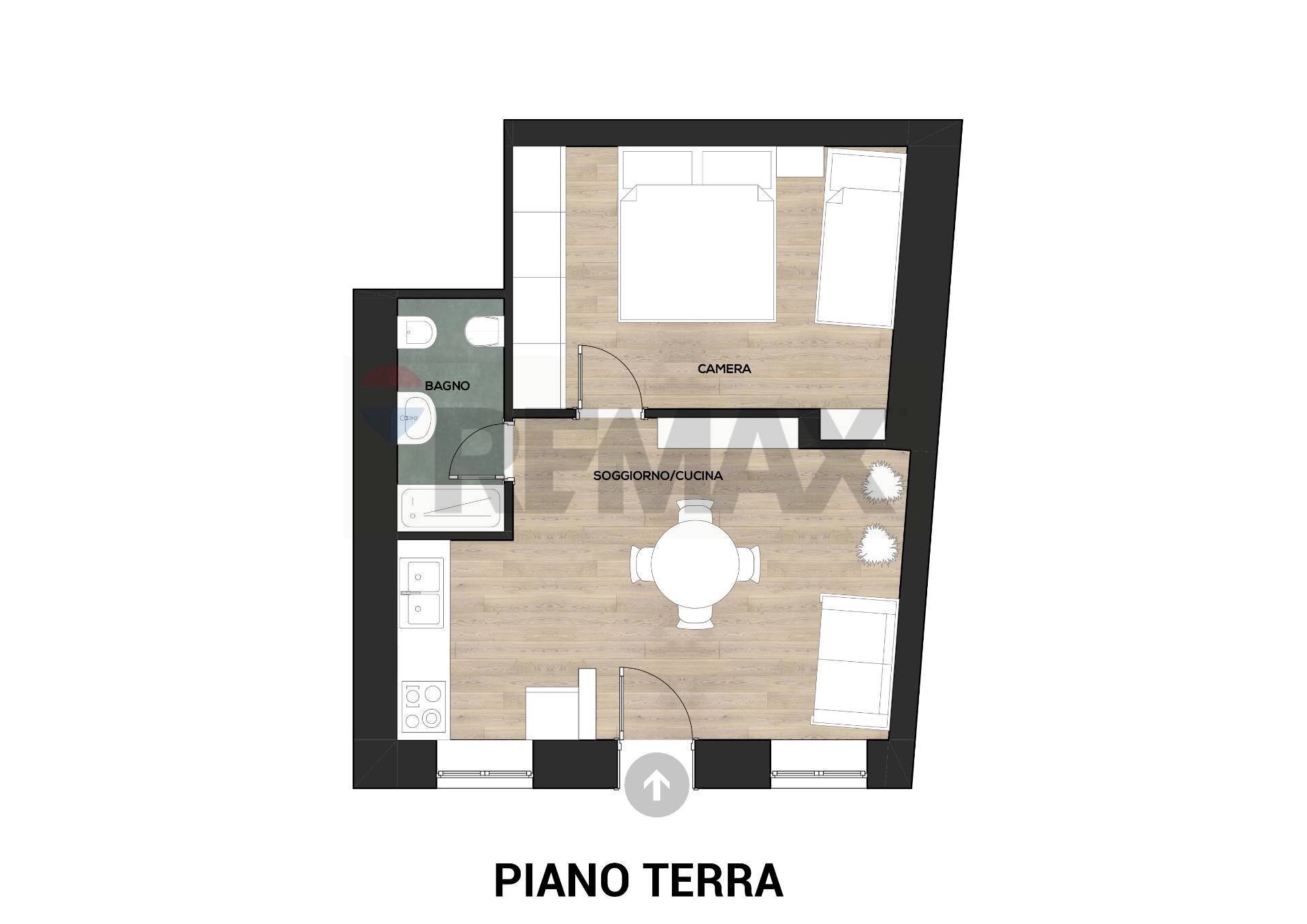 Pianta 2D - Appartamento VIA BERTIGO
 
173, Gallio - planimetria 1
