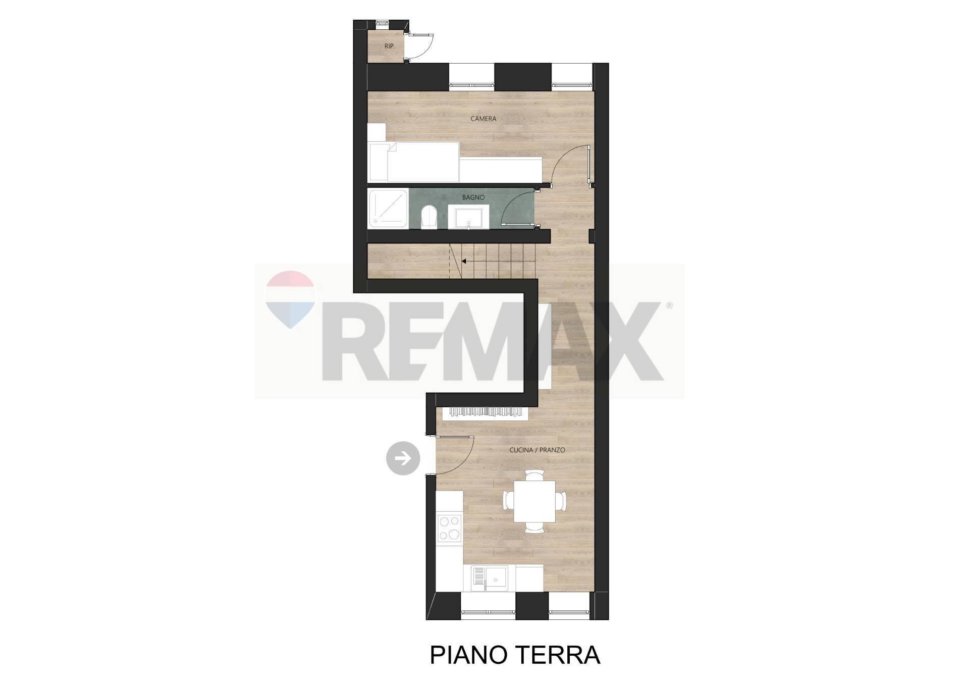 Pianta 2D - Semi-detached Villa VICOLO DEGLI ORTI, Asiago - floor plans 1
