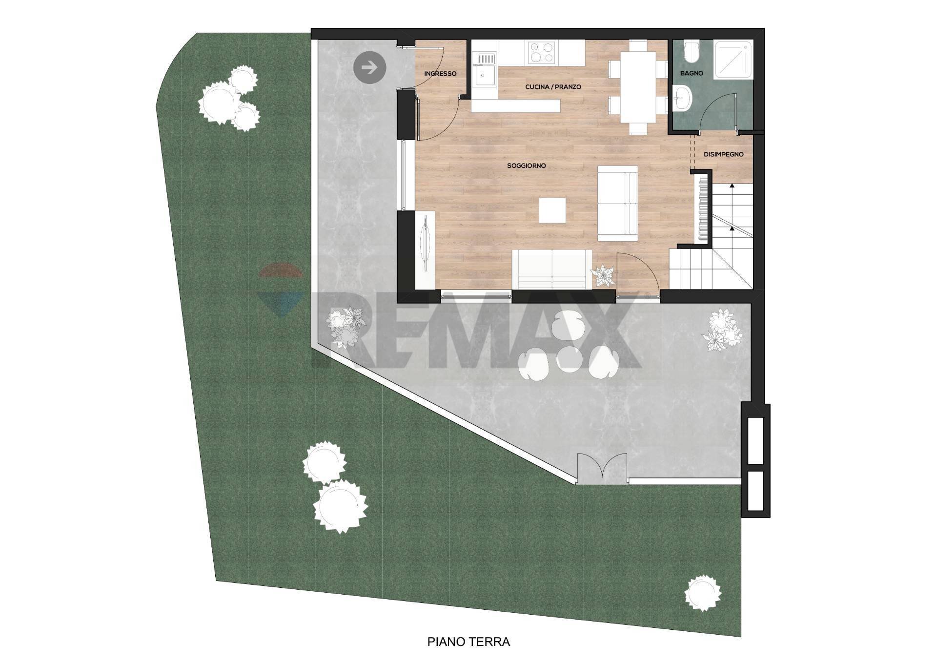 Pianta 2D - Villa a Schiera VIA MONTE LEMERLE, Roana - planimetria 1