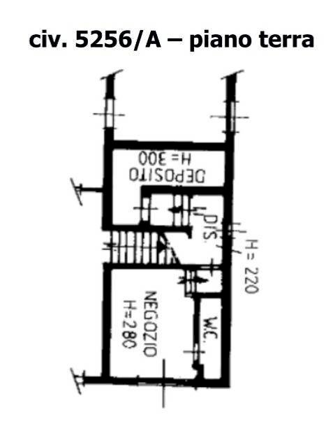 Negozio Crevalcore - planimetria 1