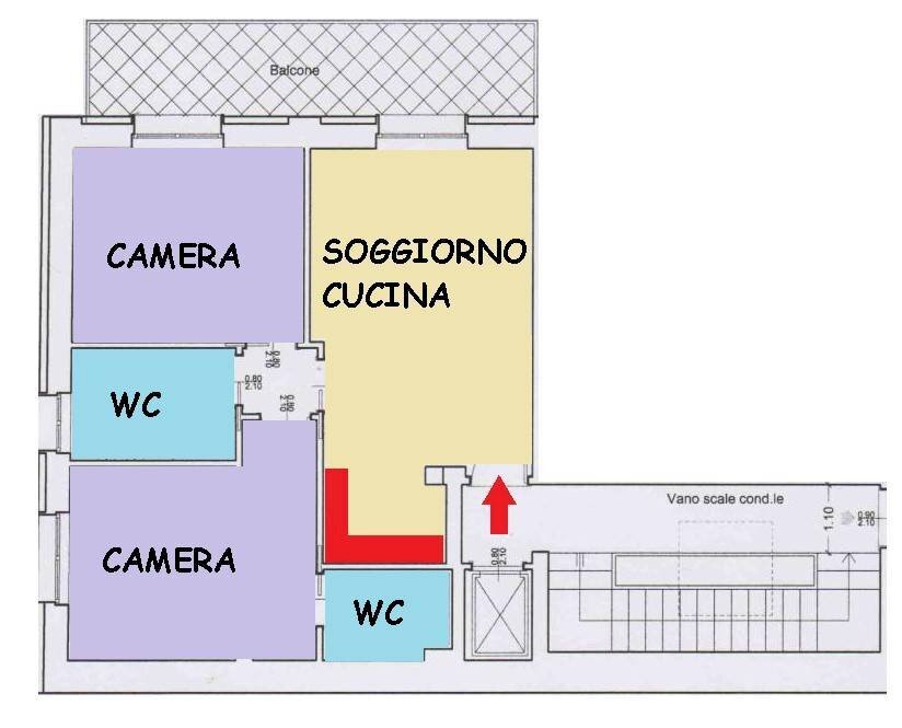 Three-room apartment via Montello, Melzo - photo 1