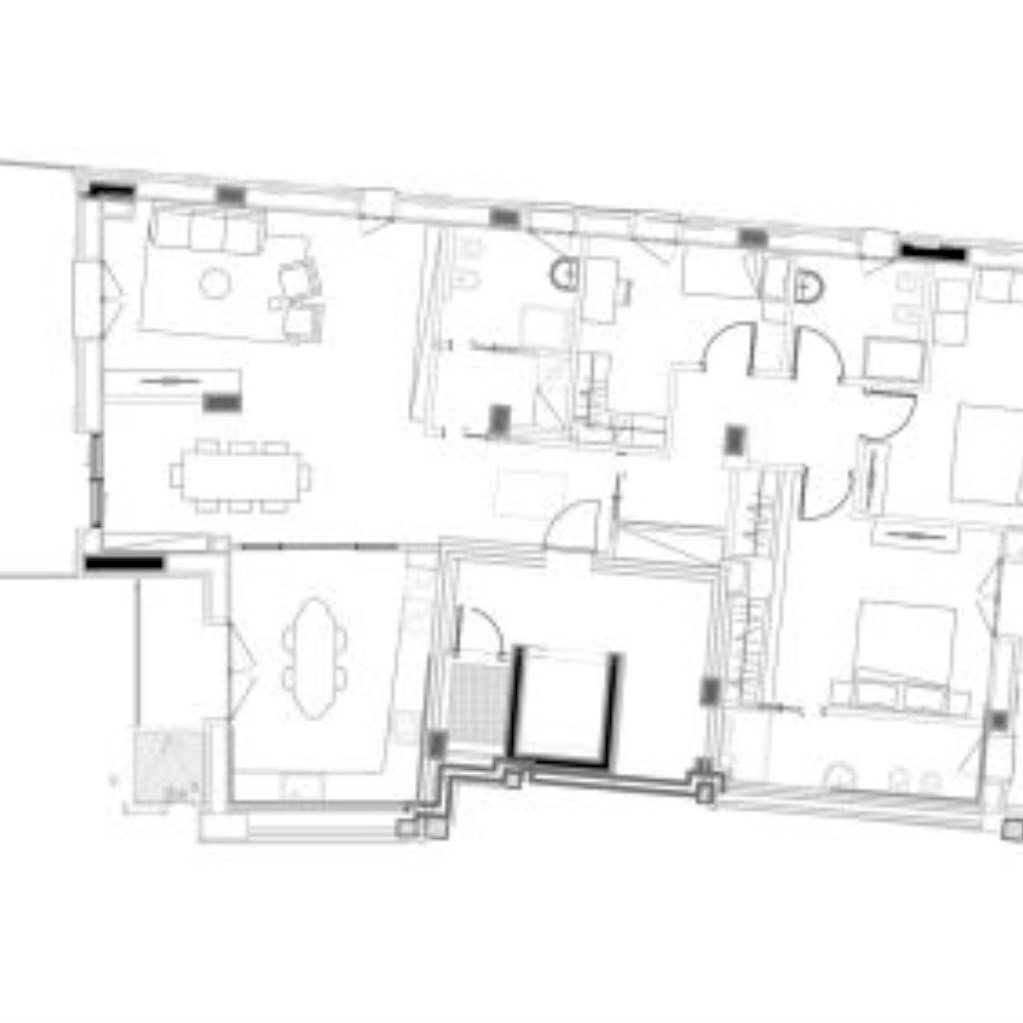 Attico Via Giuseppe Mazzini, 90, Bologna (zona Mazzini) - planimetria 1