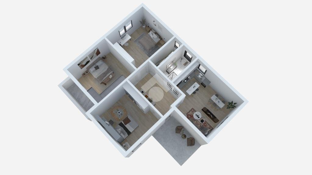Independent house Via martini e rossi, Chieri - floor plans 1