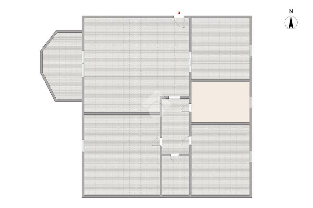 Three-room apartment Via F. Turati, Cerro Maggiore - floor plans 1