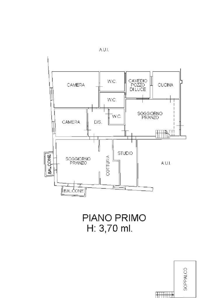 Appartamento Piazza tre martiri, Rimini - planimetria 1