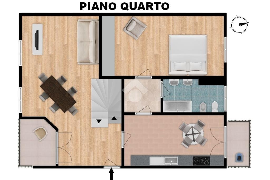 Quadrilocale Via gianluigi banfi, Milano (zona Chiesa Rossa) - planimetria 1