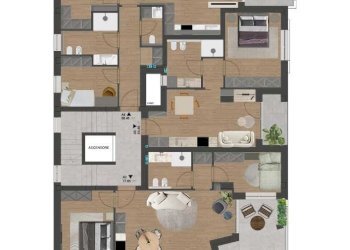 Three-room apartment viale della vittoria 37, 37, Gabicce Mare - photo 13
