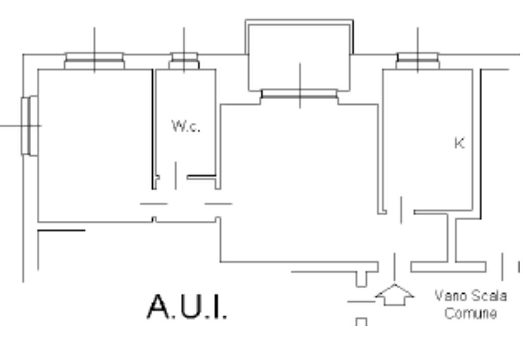 Bilocale Via Alessandro Volta, Rho - planimetria 1