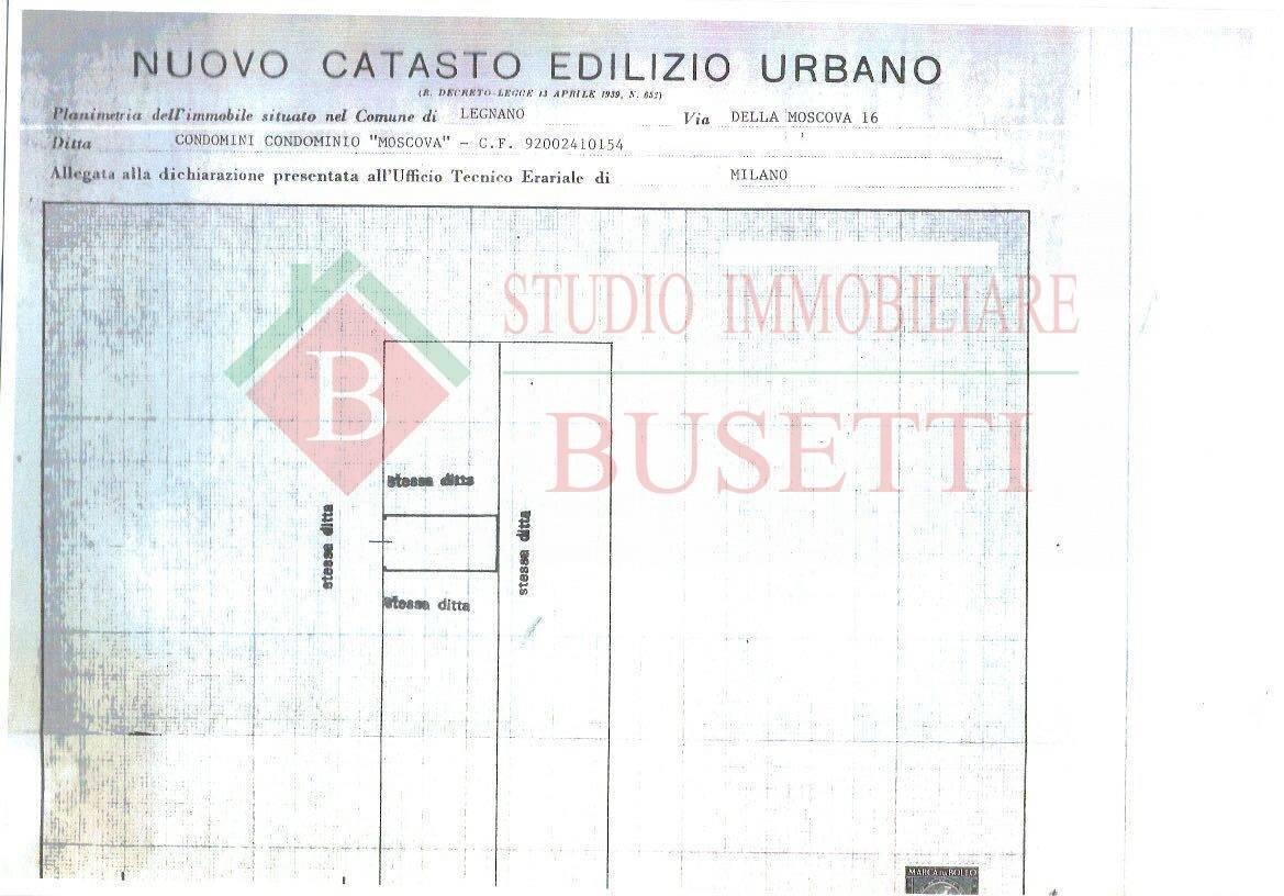 Foto 13 - Box VIA MOSCOVA
 
16, Legnano - planimetria 1