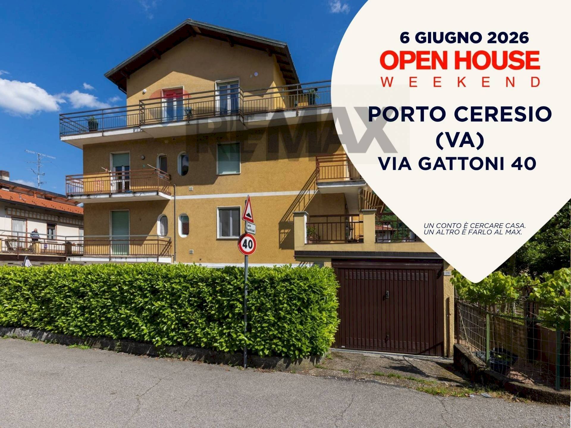 Casa all\'aperto - Trilocale VIA GATTONI
 
40, Porto Ceresio - foto 1