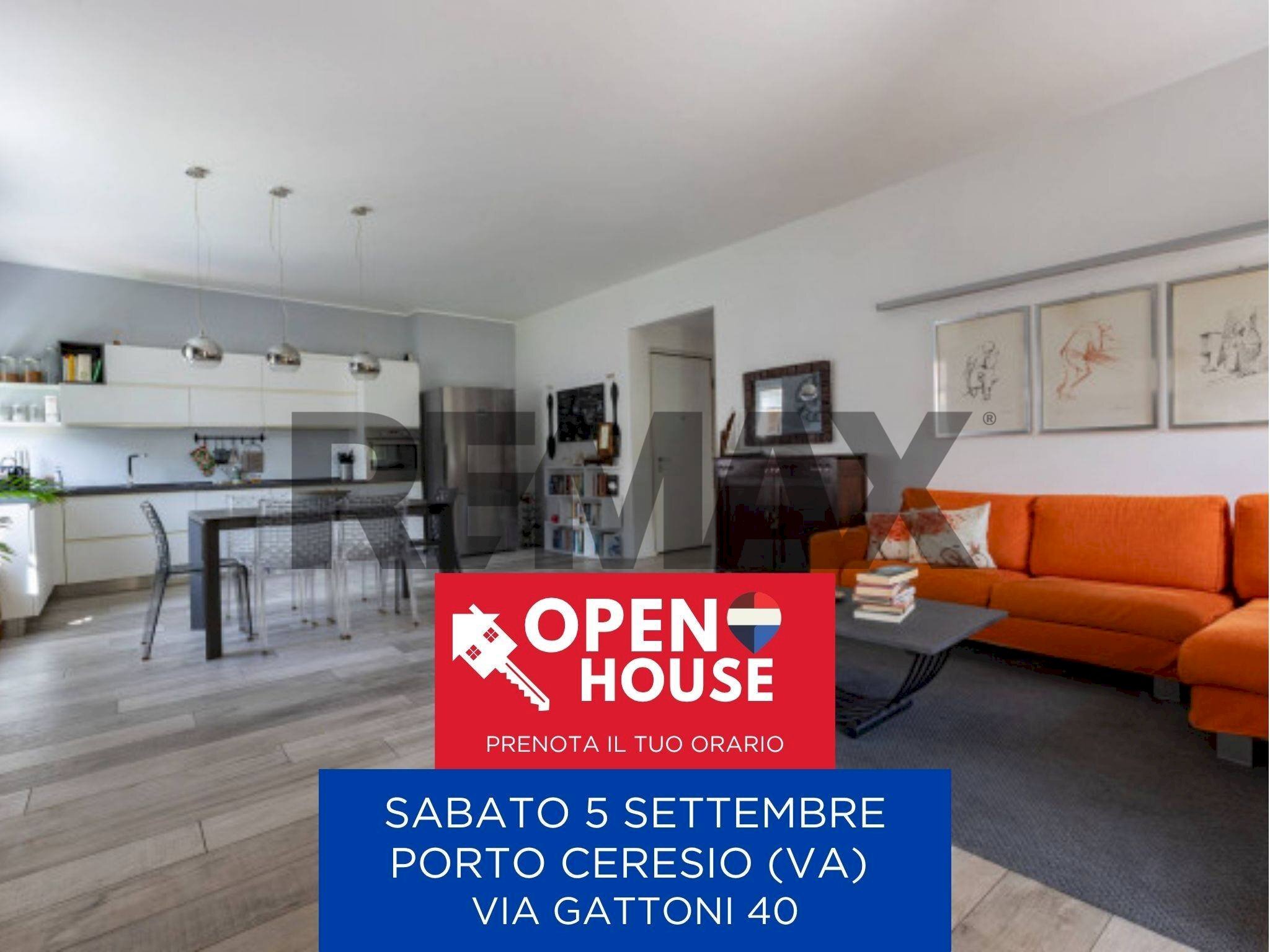 Sala da pranzo - Trilocale VIA GATTONI
 
40, Porto Ceresio - foto 1