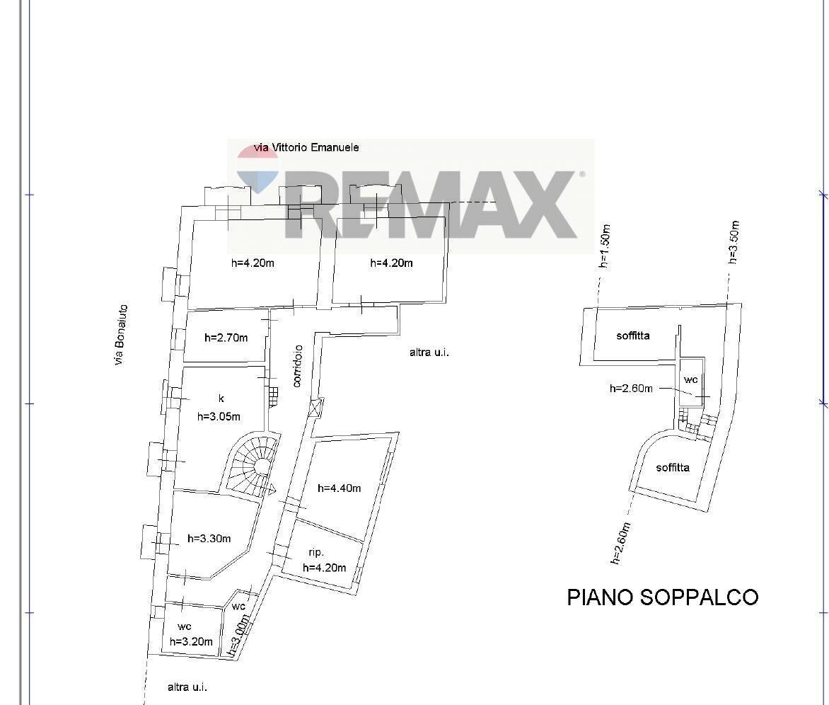 Pianta 2D - Appartamento Via  Bonajuto
 
5, Catania - planimetria 1