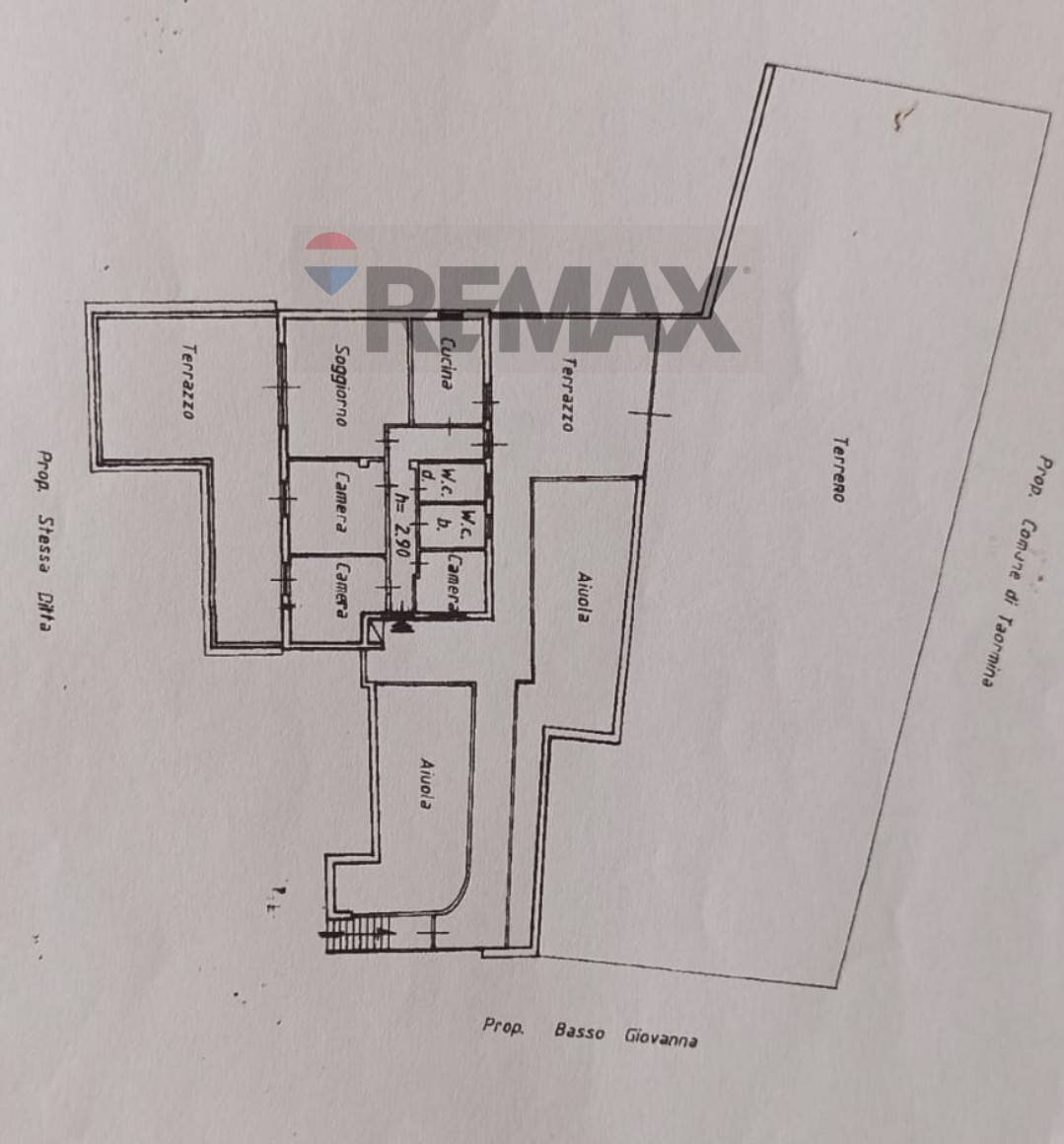 Pianta 2D - Appartamento Via Branco
 
44, Taormina - planimetria 1