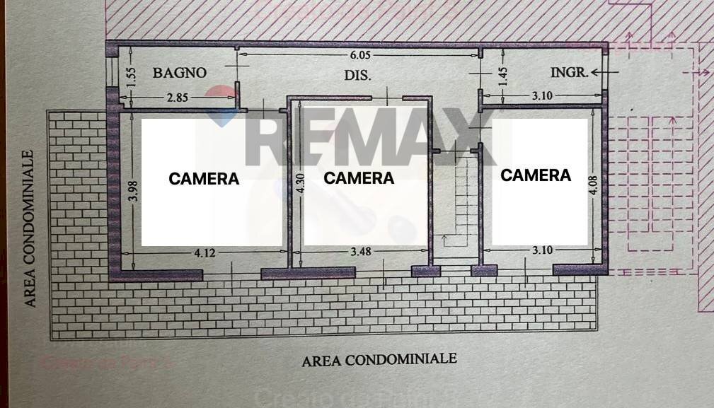 Pianta 2D - Appartamento Via Macello
 
40, Catania - planimetria 1