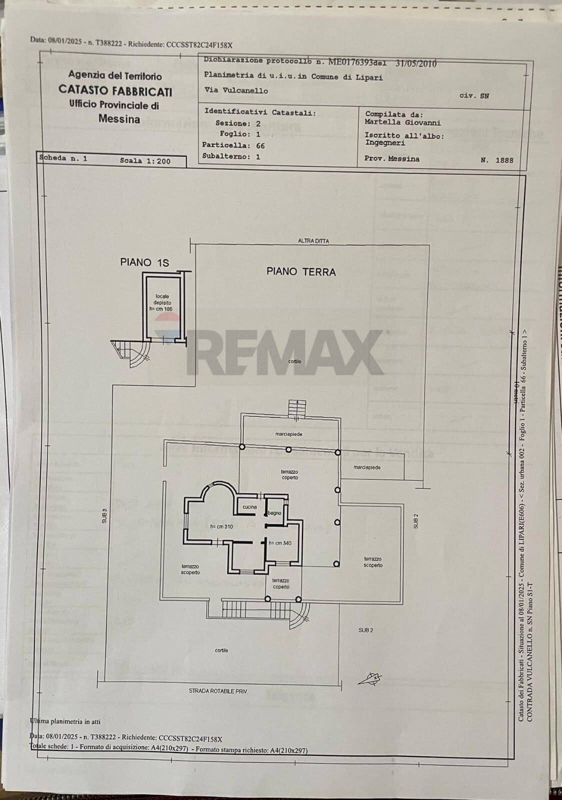 Pianta 2D - Villa Via Vulcanello
 
snc, Lipari - floor plans 1
