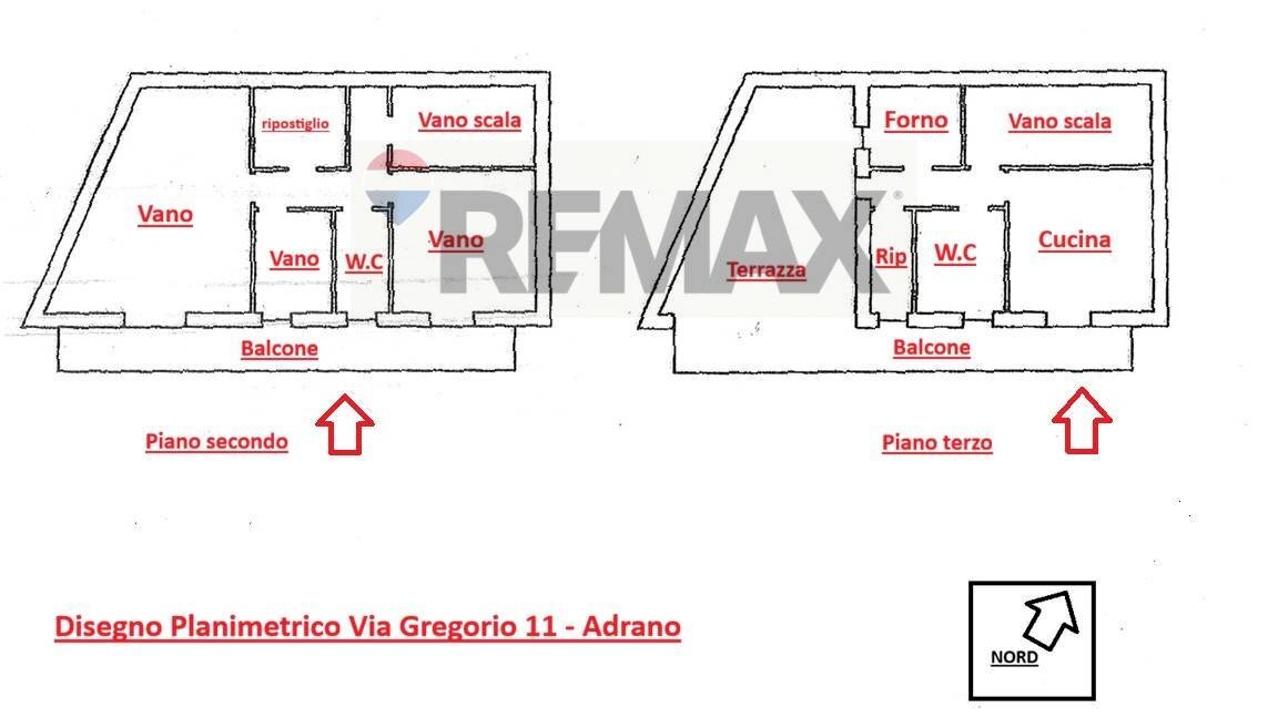 Pianta 2D - Apartment via Gregorio
 
11, Adrano - floor plans 1