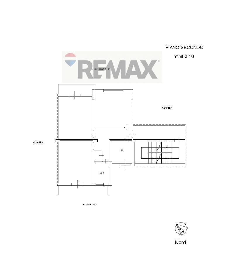 Pianta 2D - Appartamento VIA SIMETO
 
3, Siracusa - planimetria 1