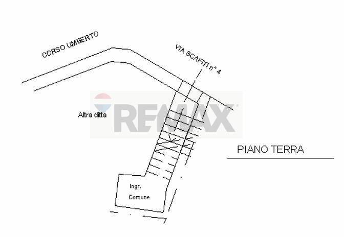 Pianta 2D - Casa semi indipendente Bronte - planimetria 1