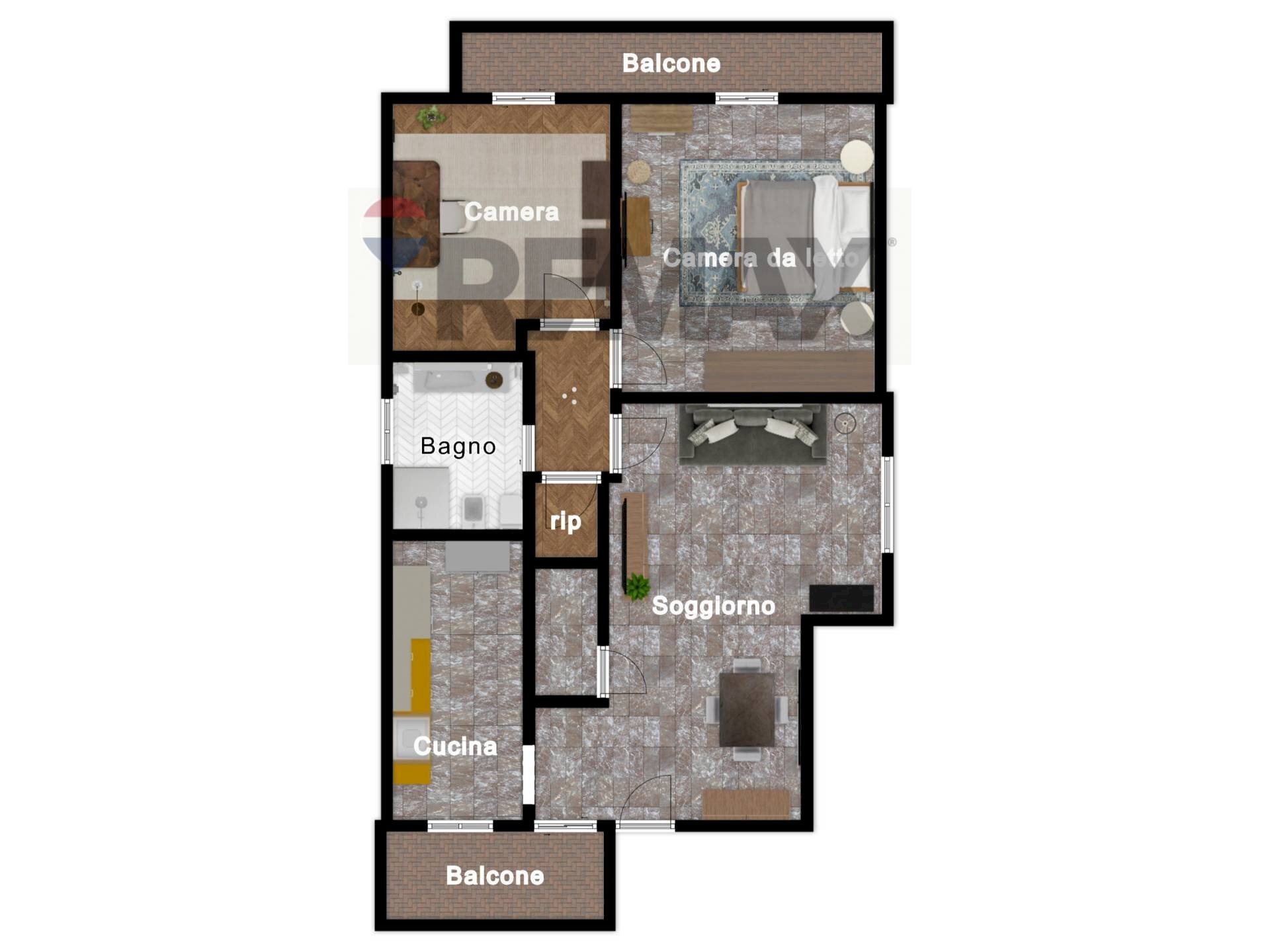 Pianta 2D - Casa semi indipendente Via madonna del ponte
 
snc, Fara Filiorum Petri - planimetria 1
