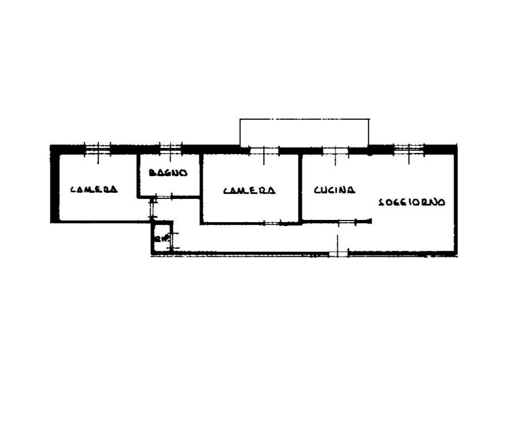 Foto 32 - Three-room apartment via Scoccimarro
 
6, Senago - floor plans 1