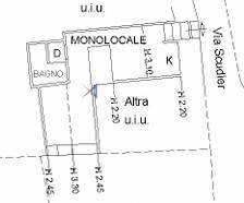 Foto 20 - One-room apartment Vallebona - floor plans 1