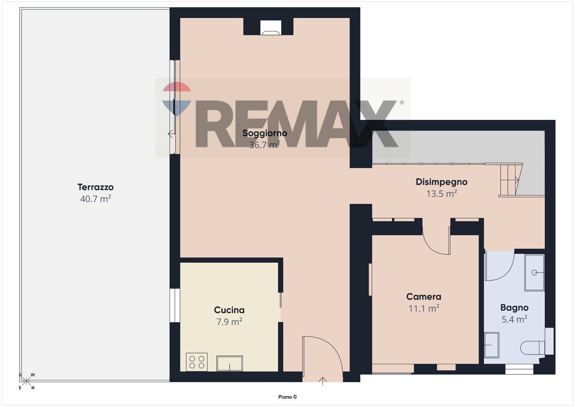 Pianta 2D - Three-room apartment VIA MONTE DELLE GUGLIE
 
11, Morlupo - floor plans 1