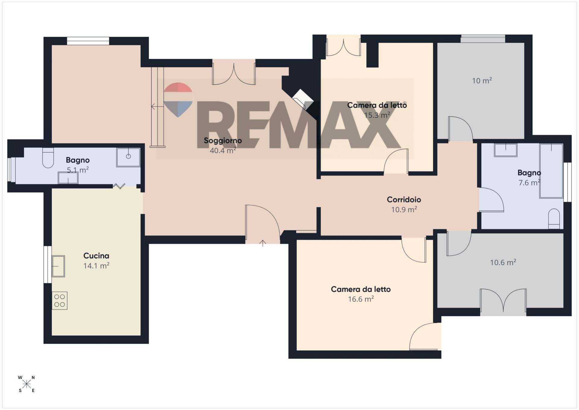 Pianta 2D - Apartment Via per Magliano
 
4, Sacrofano - floor plans 1