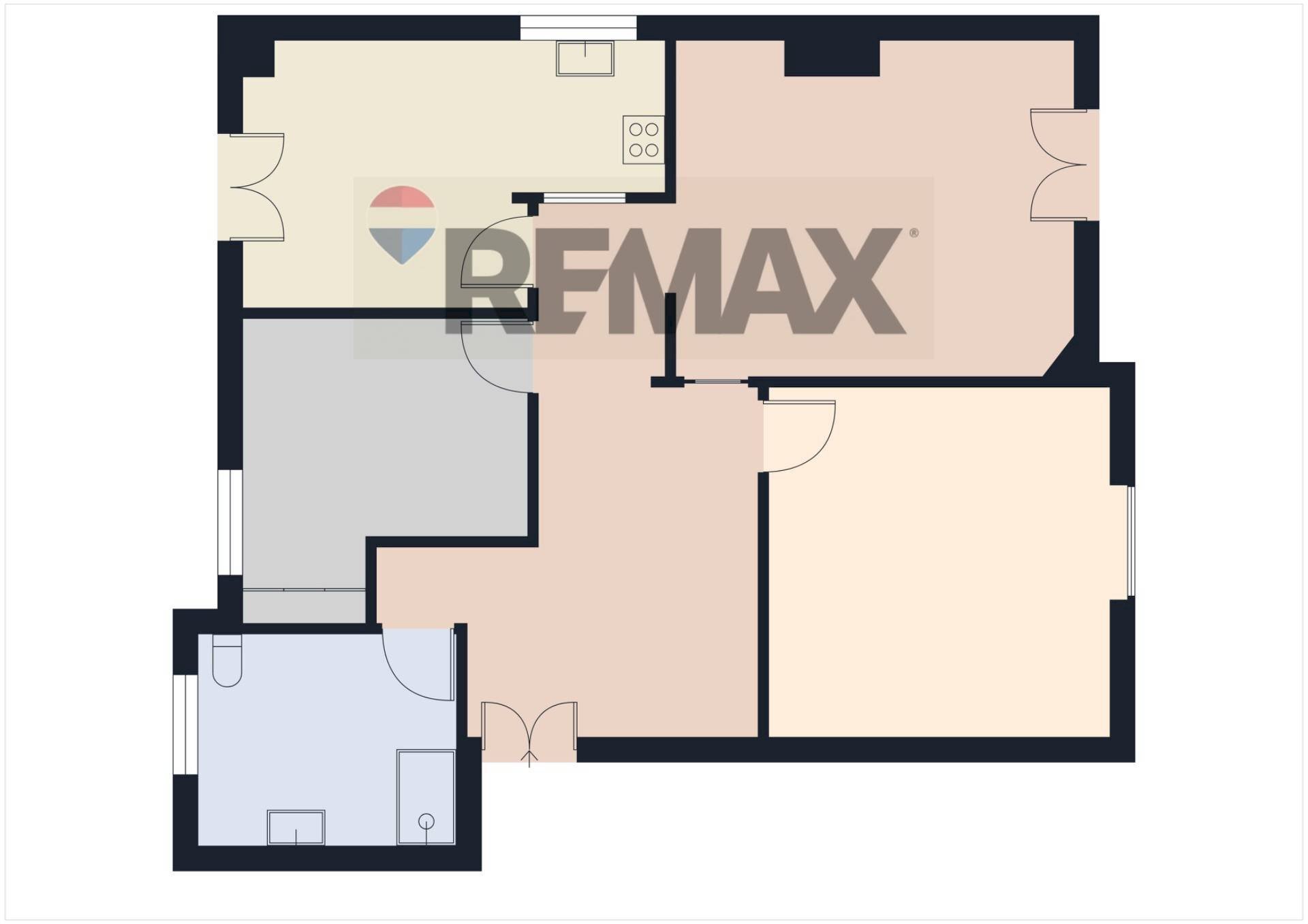 Pianta 2D - Three-room apartment strada fosso del lucernaro
 
5, Campagnano di Roma - floor plans 1
