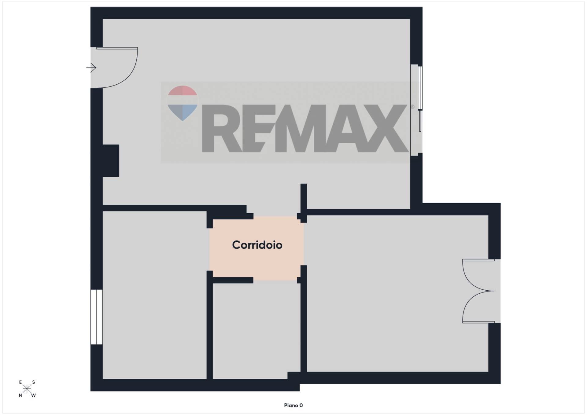 Pianta 2D - Three-room apartment via a gramsci, Morlupo - floor plans 1