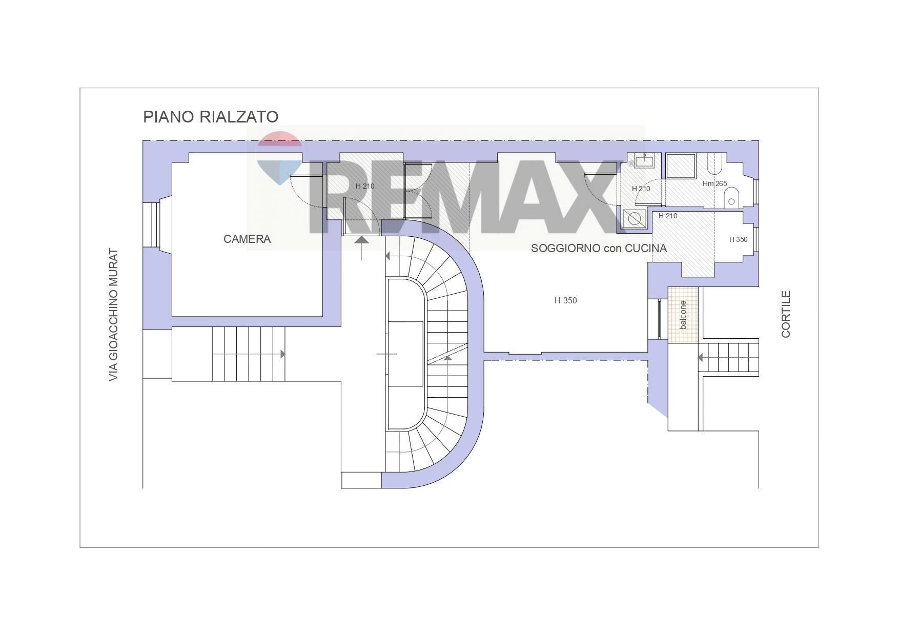 Pianta 2D - Bilocale Via Gioacchino Murat
 
30, Milano - planimetria 1